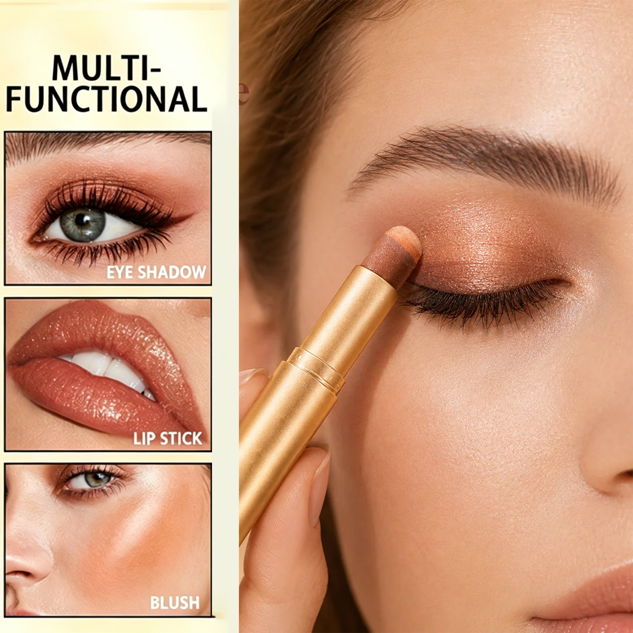 Eyeshadow stick smooth blending