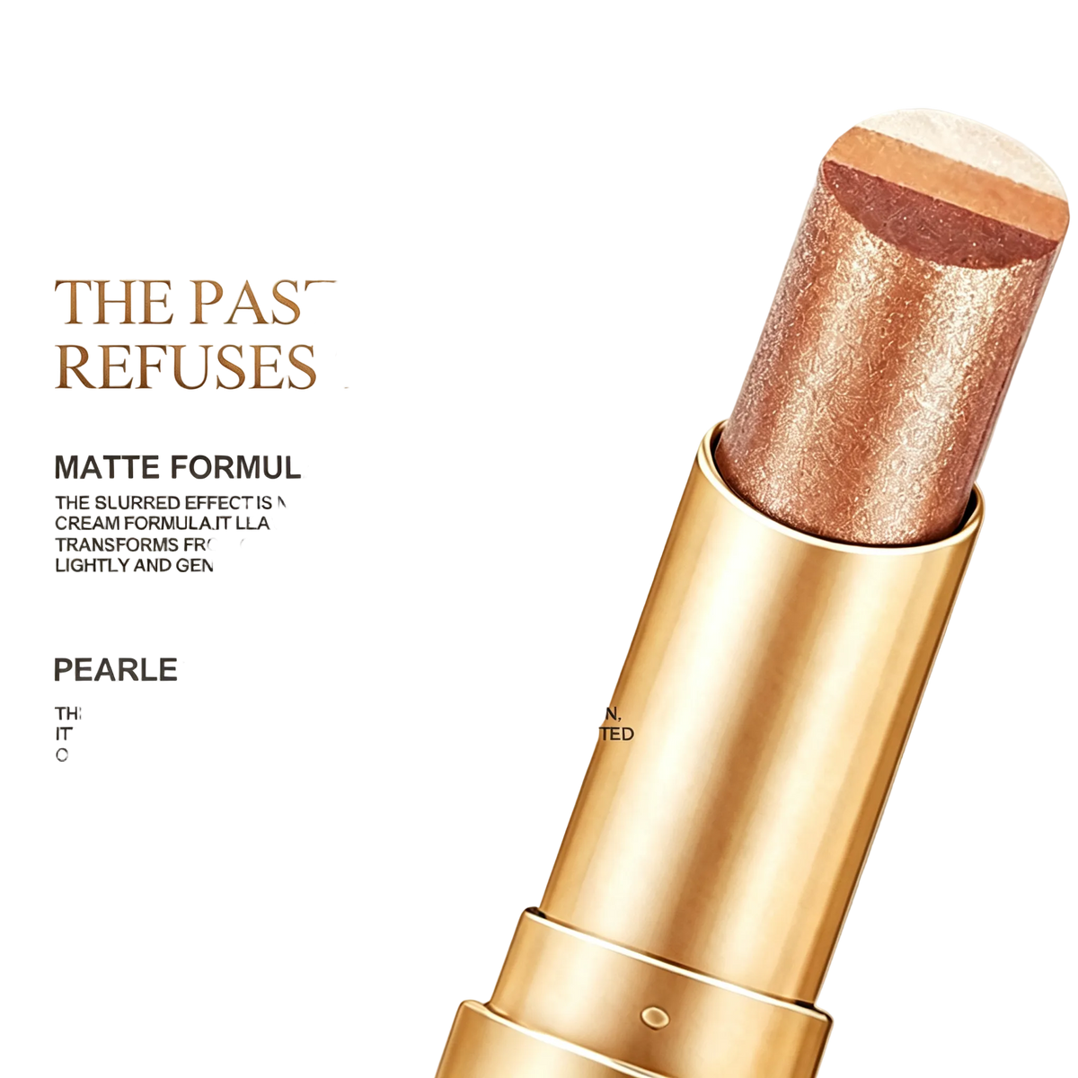 Eyeshadow stick swipe application