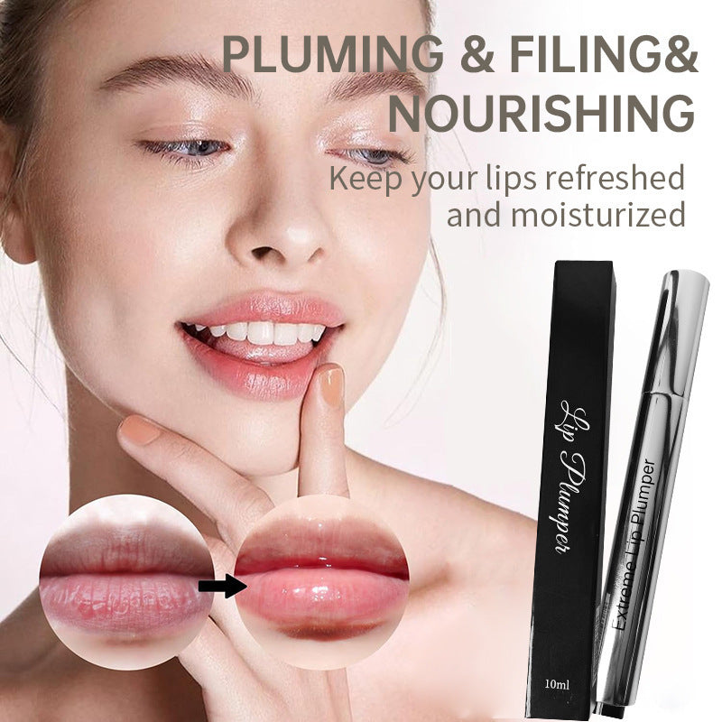 Lip Plumper plumping and nourishing before after