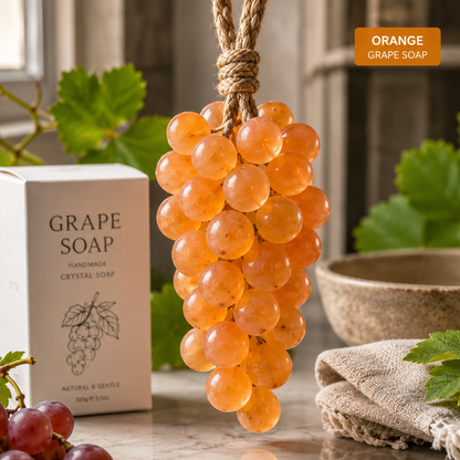 Grape Handmade Crystal Soap – Natural Fruity Scented Soap