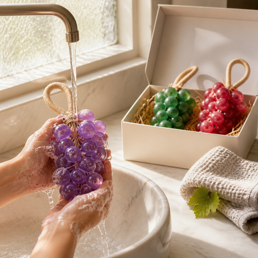 Grape Handmade Crystal Soap – Natural Fruity Scented Soap