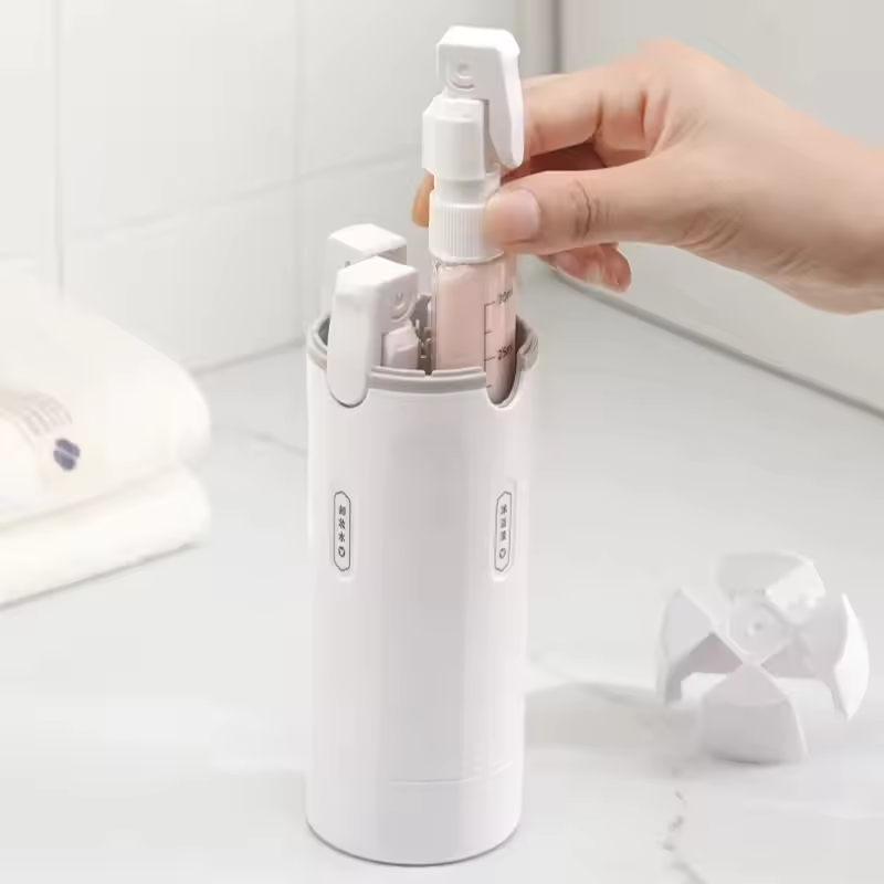 Leak-Proof 4-in-1 Travel Dispenser