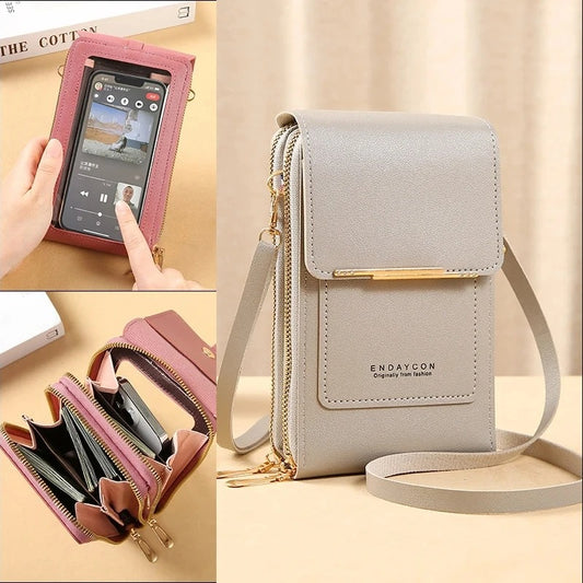 QuickView Touch-Screen Crossbody Phone Bag