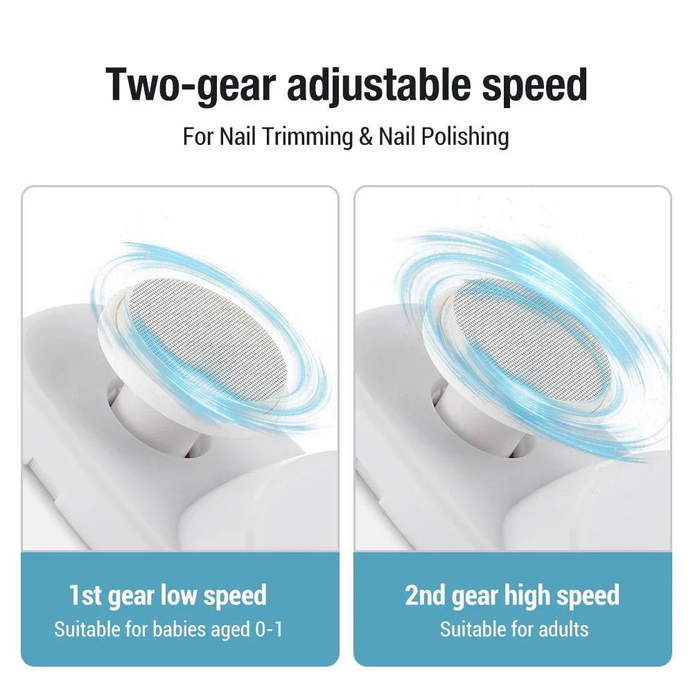 Electric Nail Clipper – Automatic Nail Trimmer, Grinder & Polisher with LED Light