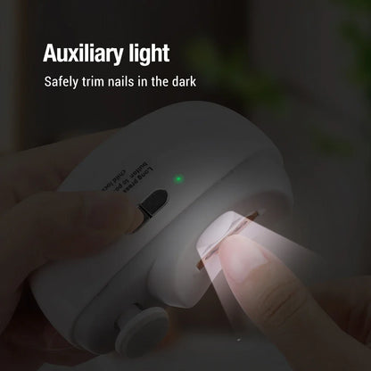 Electric Nail Clipper – Automatic Nail Trimmer, Grinder & Polisher with LED Light
